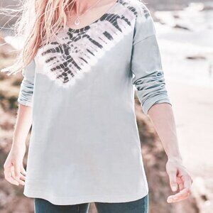 Pure Jill Soft & Relaxed Tie-Dyed Tunic Extra Small Petite